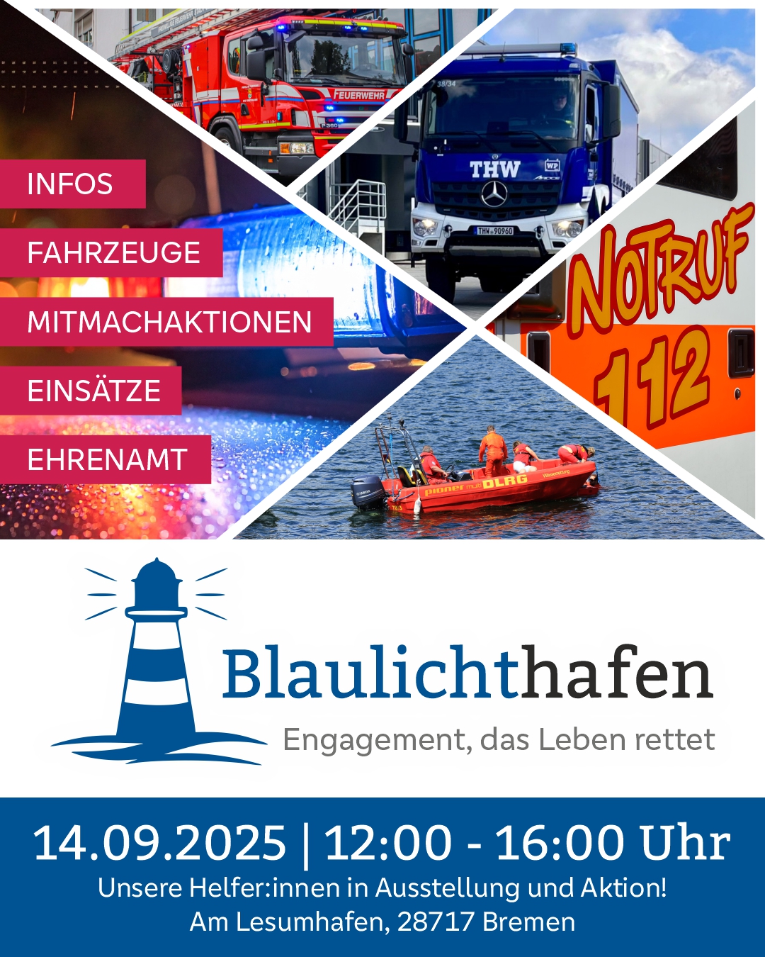 Erster Lesumer Blaulichthafen am 14.09.2025